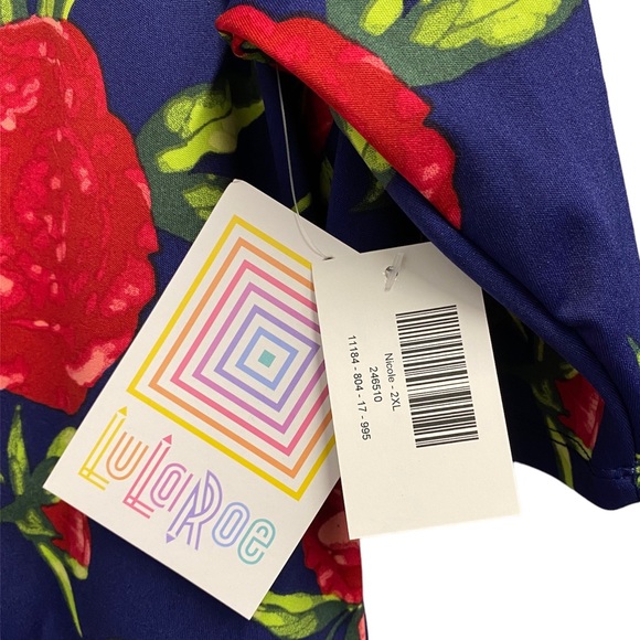 NWT Lularoe Nicole Dress, SZ 2X - Picture 5 of 7